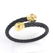 2019 Fashion Jewelry Stainless Steel Skull Bracelet Men